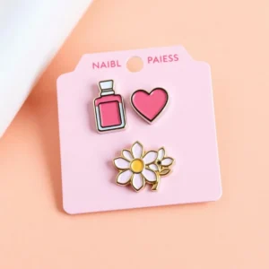 Nail Girlie Enamel Pin Set